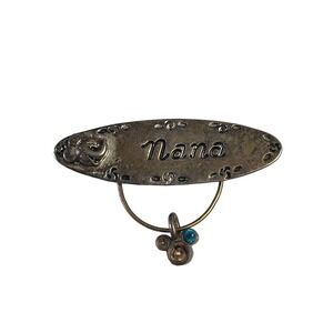 DISNEY NANA Collectible Pin Brooch RARE w/ Mickey Mouse Charm